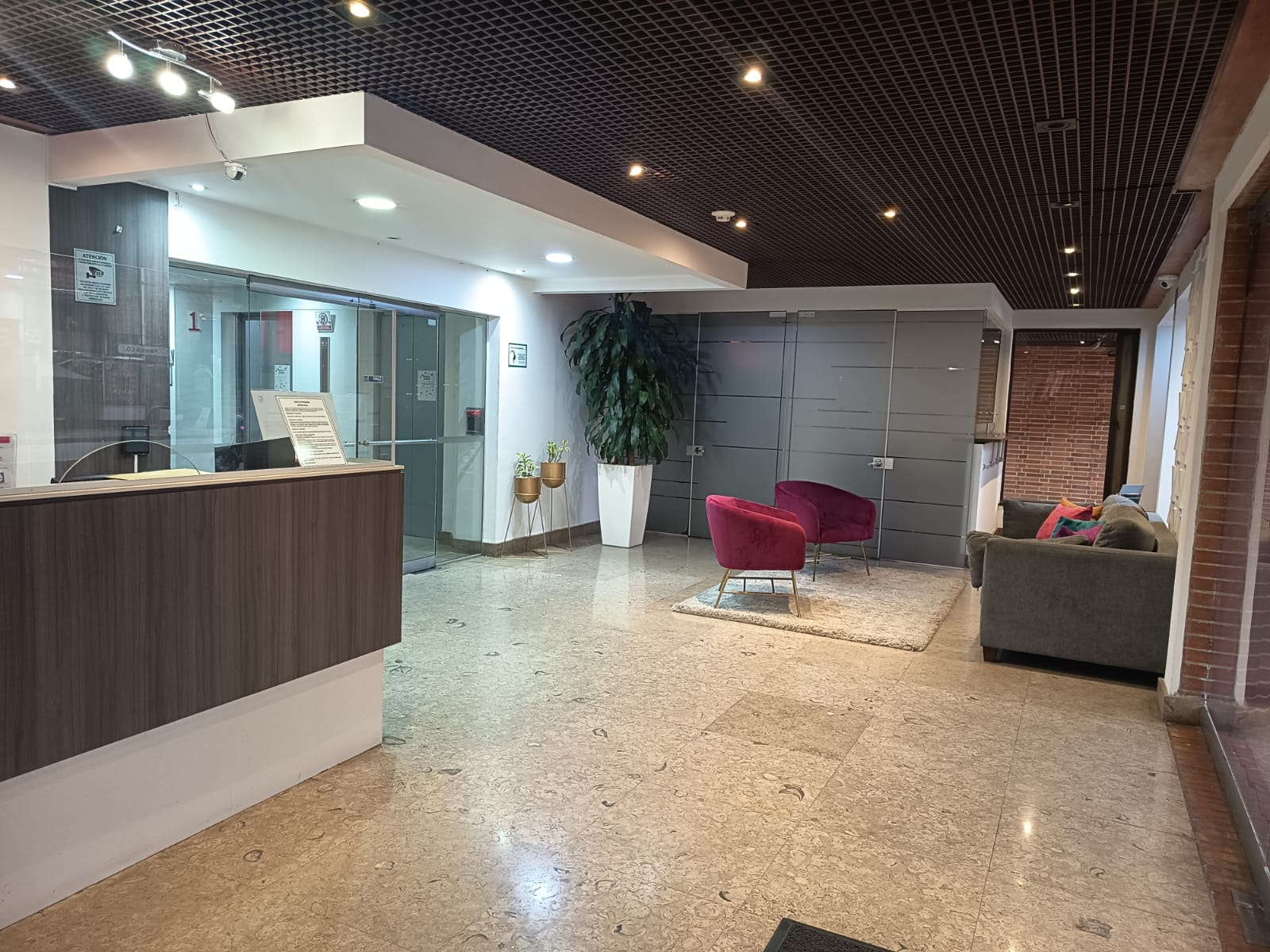 Recepción edificio