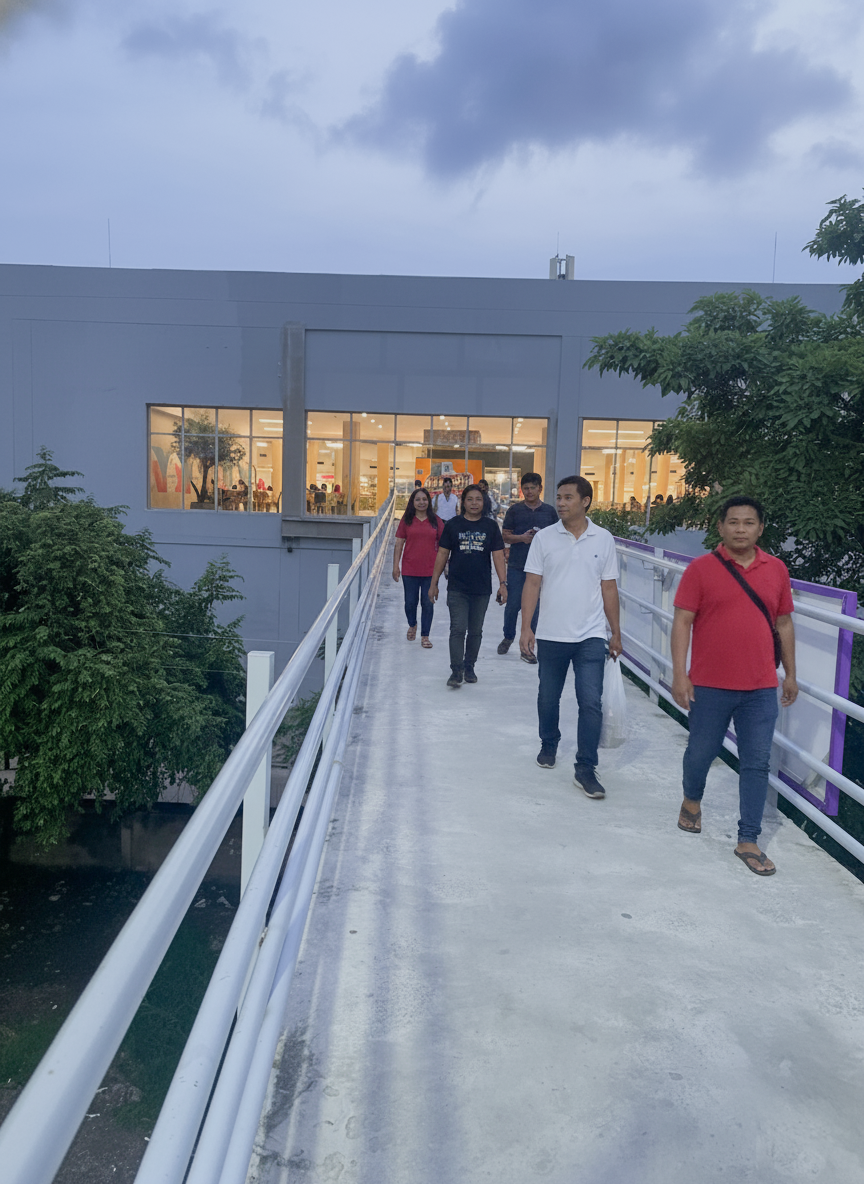 Foto editada – puente peatonal